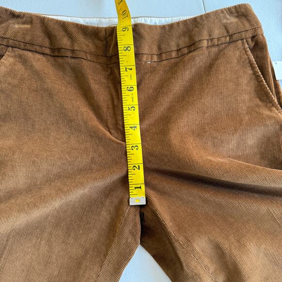 Talbots Bootcut Pants Women 4 Brown Corduroy Stretch Vintage VTG Flare Leg Retro - Picture 8 of 14